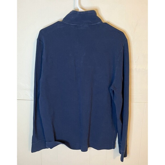 Perry Ellis 1/4 Zip Sweater Mens Large Burgundy Long Sleeve Golf Pullover EUC - Picture 6 of 6